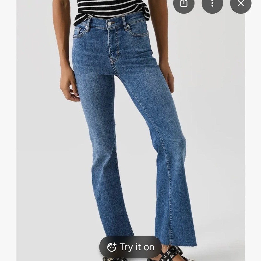 Frame Denim Medium Blue Bootcut/Flare jeans